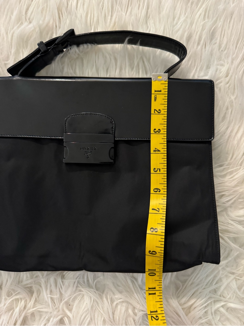 Prada tessuto spazzolato laptop bag - Picture 3 of 11